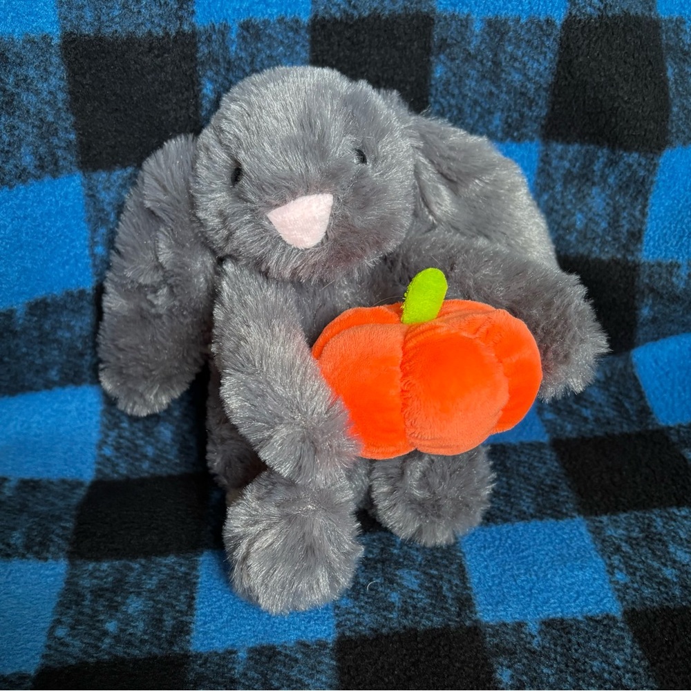 💎FREE ADD-ON ITEM💎 Bunny Holding Pumpkin Plush